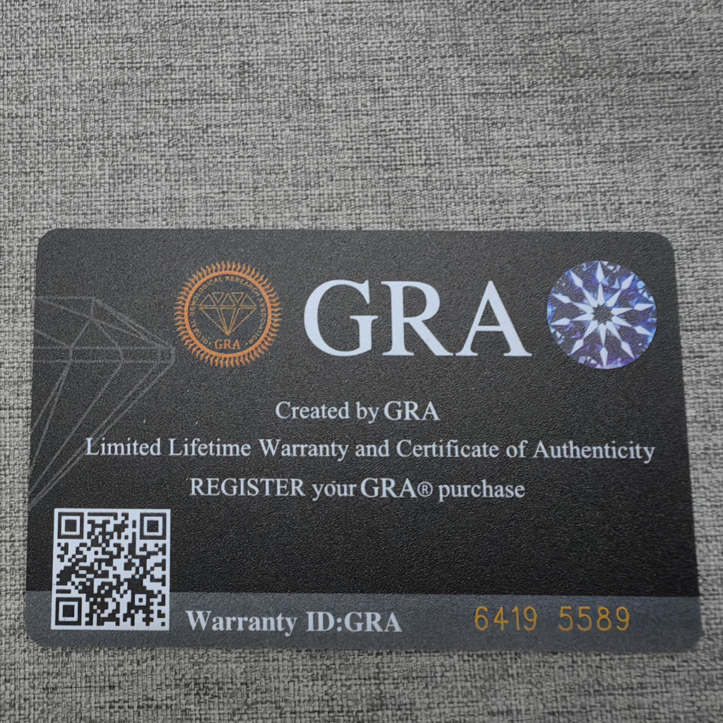 Blongme Jewelry Moissanite Rings for Women Round D Color VVS1 1.8ct Gemstone White Gold Plated Wedding Bands Promise Engagement Eternity Ring